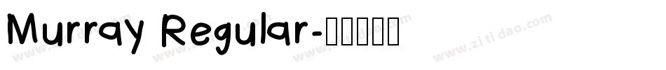 Murray Regular字体转换